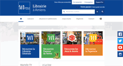 Desktop Screenshot of librairiemartelle.com